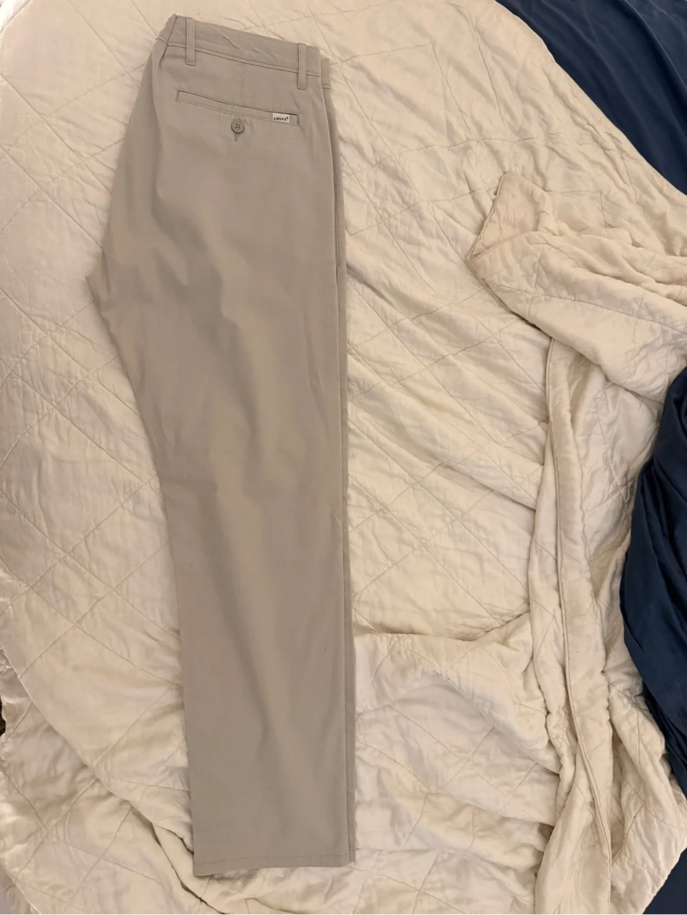 Levi's Men's Straight Chinos in Light Gray